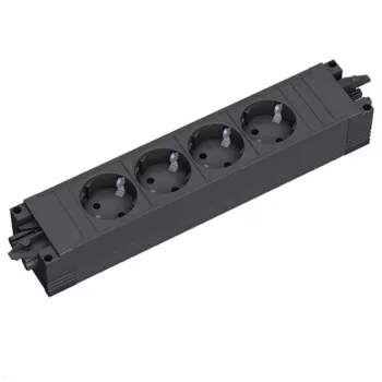 Bachmann STEP BASE 4-násobná predlžovacia zásuvka s GST18 4 AC výstupy 250V 16A