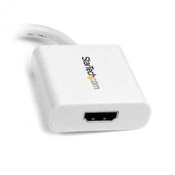 StarTech.com Mini DisplayPort na HDMI adaptér - mDP na HDMI videokonvertor - 1080p - Mini DP alebo Thunderbolt 1/2 Mac/PC na HDMI monitor/display/TV - pasívny mDP 1.2 na HDMI dongle - biely