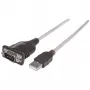 USB-A na sériový konvertorový kábel Manhattan 205153