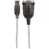 USB-A na sériový konvertorový kábel Manhattan 205153