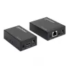 Manhattan HDMI 1080p cez Ethernet extender kit, až do 50 m s jedným Cat6 káblom, Tx- & Rx-moduly, podpora IR, trojročná záruka