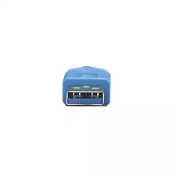 USB-A na USB-A predlžovací kábel Manhattan 2 m konektor samec na konektor samica modrá