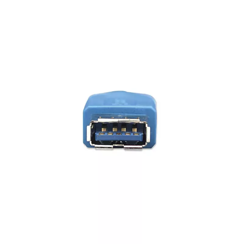 USB-A na USB-A predlžovací kábel Manhattan 2 m konektor samec na konektor samica modrý
