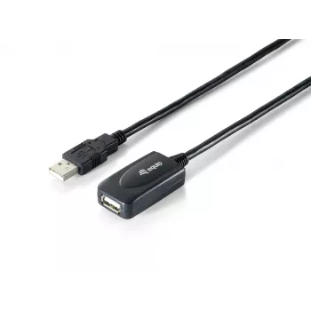 Equip USB 2.0 Type-A aktívny predlžovací kábel samec na samicu, 15 m