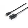 Equip USB 2.0 Type-A aktívny predlžovací kábel samec na samicu, 5m
