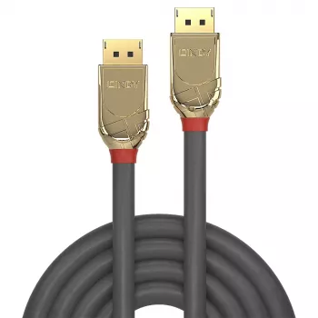 Lindy 1 m DisplayPort 1.4 kábel, Gold Line