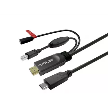 USB kábel Vivolink PROUSBCHDMIUSBB5-CHARGE 5 m vysokorýchlostné nabíjanie