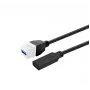 VivoLink USB 3.0 Type-A na Type-A dátový kábel PROKEYUSB3AFF0 2W, USB 3.0