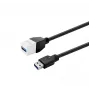 USB 3.0 A na A predlžovací kábel VivoLink PROKEYUSB3AFM5W biela 5 m