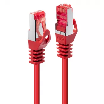 Lindy 47366 sieťový kábel červená 3 m Cat6 S/FTP (S-STP)