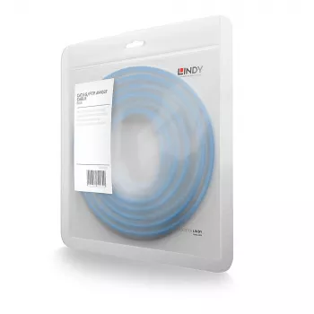 Sieťový kábel Lindy RJ-45/RJ-45 Cat6 0,3 m modrý S/FTP (S-STP)