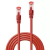 Lindy 47734 sieťový kábel červený 2 m Cat6 S/FTP (S-STP)