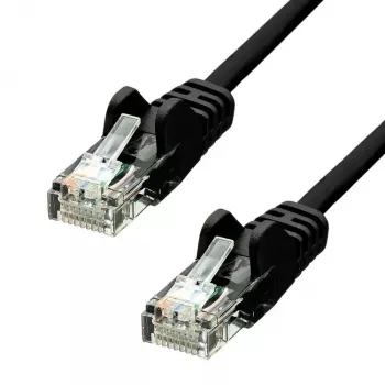 Sieťový kábel ProXtend CAT5e U/UTP CCA PVC čierny 7M RJ-45 konektor samec/konektor samec