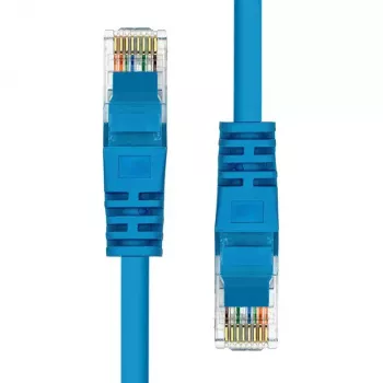 Sieťový kábel ProXtend CAT5e U/UTP RJ-45 konektor samec/konektor samec 5 m modrý