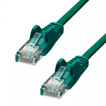 Sieťový kábel ProXtend CAT5e U/UTP CCA PVC zelený 0,25 m