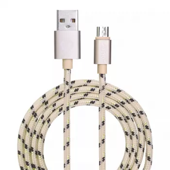 USB kábel Garbot C-05-10194 1m USB A Micro-USB B zlatý
