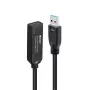 Lindy 10m USB 3.0 aktívny predlžovací kábel Type-A na Type-C