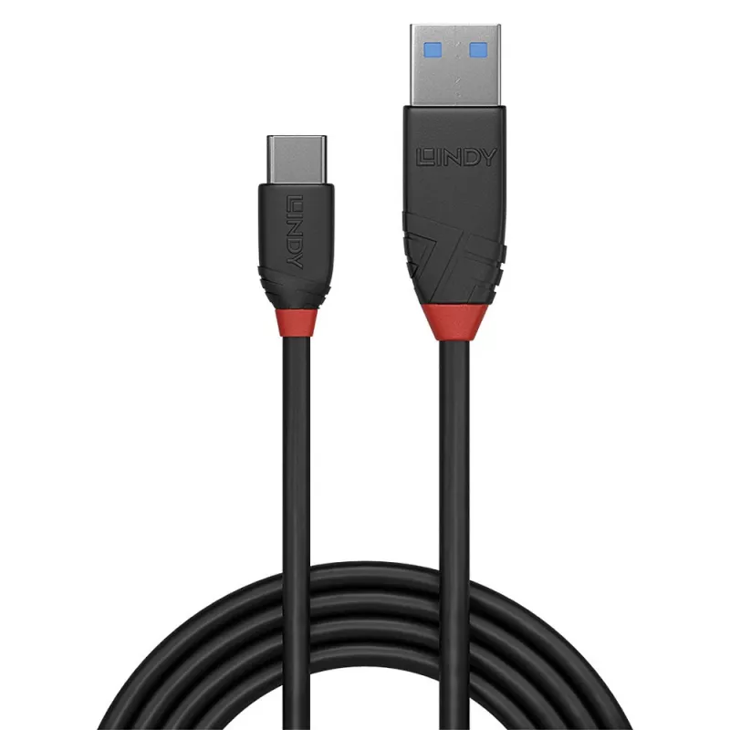 Lindy 36914 USB kábel USB 3.2 Gen 1 (3.1 Gen 1) 0,15 m USB C USB A čierny
