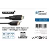 Microconnect Premium Optic HDMI A-D kábel 40 m 2.0 3D 18 Gbit/s