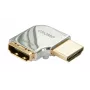 Lindy CROMO HDMI samec na HDMI samica 90-stupňový uhlový adaptér - vpravo