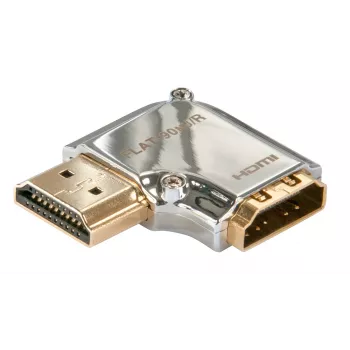 Lindy CROMO HDMI samec na HDMI samica 90-stupňový uhlový adaptér - vpravo