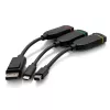C2G univerzálny 4K HDMI dongle adaptér ring Mini DisplayPort DisplayPort USB-C