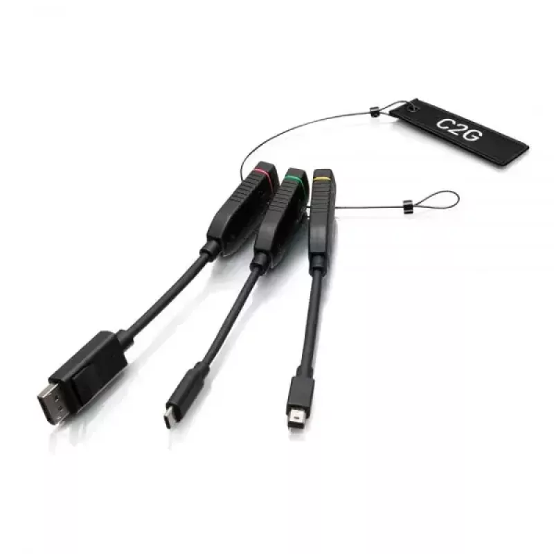 C2G univerzálny 4K HDMI dongle adaptér ring Mini DisplayPort DisplayPort USB-C