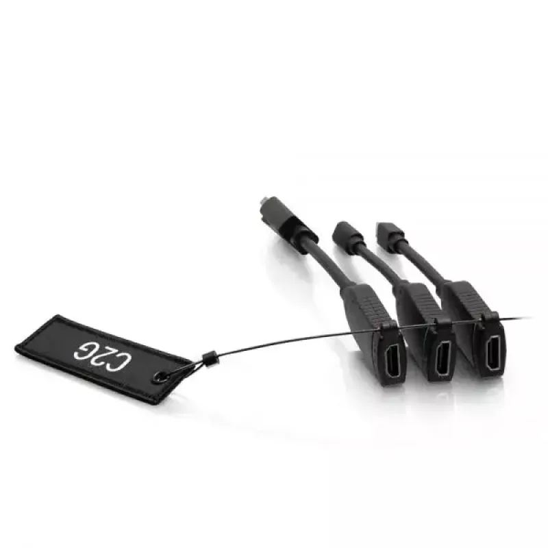 C2G univerzálny 4K HDMI dongle adaptér ring Mini DisplayPort DisplayPort USB-C