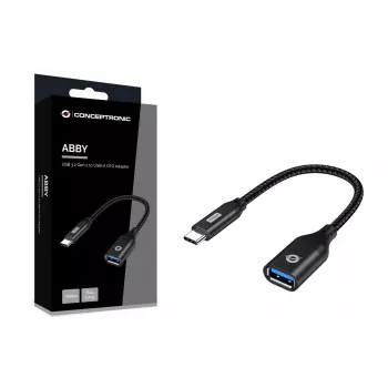 Conceptronic ABBY18B USB 3.2 Gen 2 na USB-A OTG adaptér