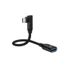Conceptronic ABBY19B USB 3.2 Gen 2 90° zahnutý na USB-A OTG adaptér
