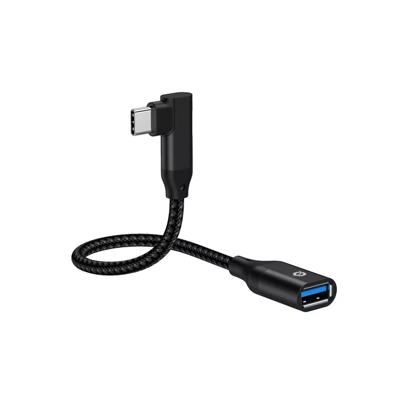 Conceptronic ABBY19B USB 3.2 Gen 2 90° zahnutý na USB-A OTG adaptér