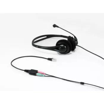 Equip RJ9 na 3,5 mm headset audio adaptér čierna 0,25 m