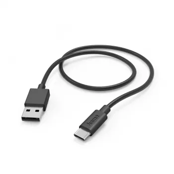 Hama nabíjací kábel, USB-A - USB-C, 1 m, 480 Mbit/s, čierny
