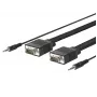 Vivolink PROVGAS30 VGA kábel 30 m VGA (D-Sub) čierny