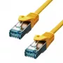 Ethernetový kábel ProXtend CAT6A RJ-45 S/FTP 0,5 m žltý