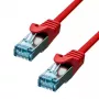 Ethernetový kábel ProXtend CAT6A RJ-45 S/FTP 1,5 m červený