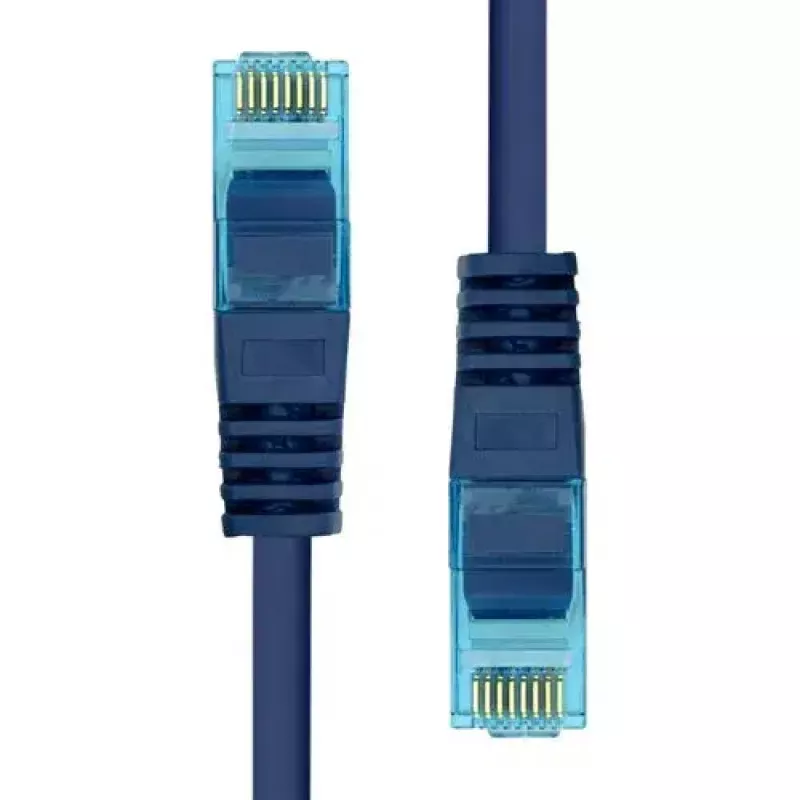 Ethernetový kábel ProXtend CAT6A U/UTP RJ-45 0,75m modrý