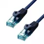 Ethernetový kábel ProXtend CAT6A U/UTP RJ-45 0,75m modrý