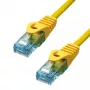 Ethernetový kábel ProXtend CAT6A RJ-45 U/UTP 7m žltý