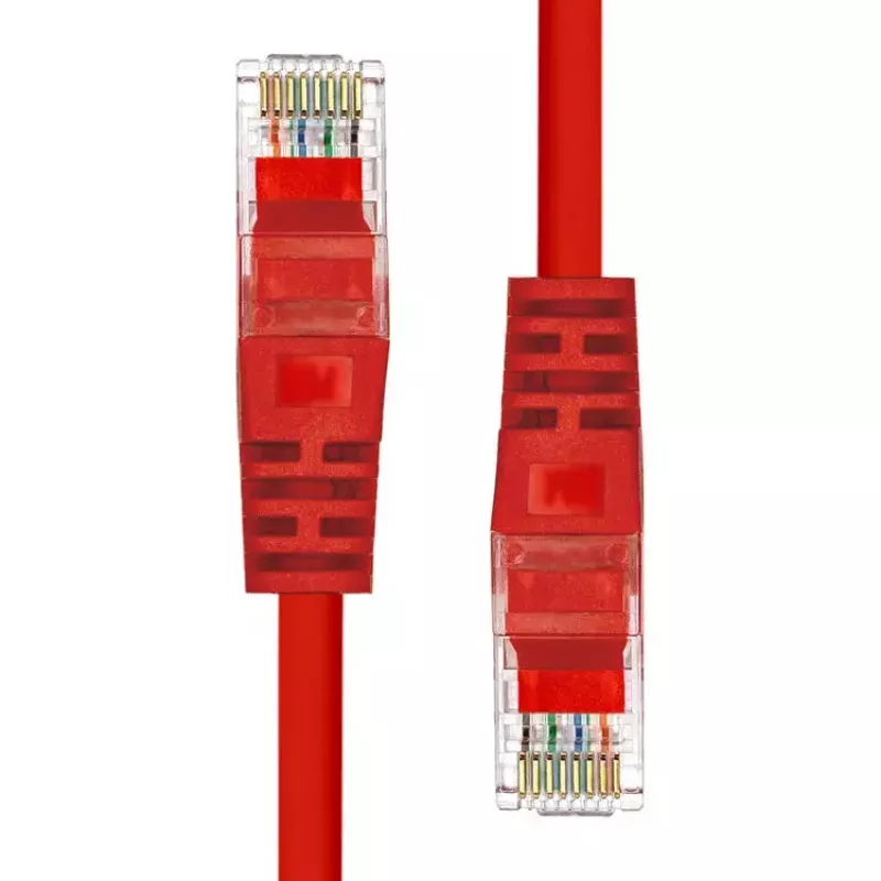 Sieťový kábel ProXtend CAT5e U/UTP CCA PVC červený 0,25m