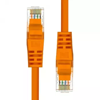 Sieťový kábel ProXtend CAT5e U/UTP konektor samec/konektor samec 10 m oranžový