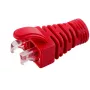 MicroConnect CONB65R priechodka na odľahčenie ťahu pre káble Cat5e/Cat6/Cat6A do 6,5 mm, červená