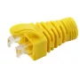 MicroConnect CONB65Y priechodka na odľahčenie ťahu pre káble Cat5e/Cat6/Cat6A do 6,5 mm, žltá