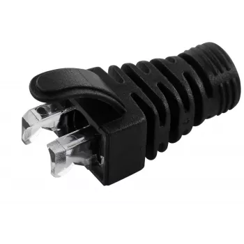 MicroConnect CONB65S priechodka na odľahčenie ťahu pre káble Cat5e/Cat6/Cat6A do 6,5 mm, sivá