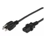Microconnect PE110401 napájací kábel čierny 1 m C13 konektor samica sieťový konektor samec typ B