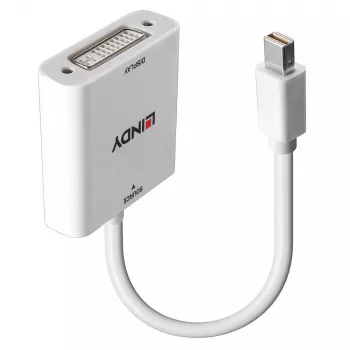 Lindy Mini DisplayPort na DVI konvertor 0,18 m Mini DisplayPort DVI-I