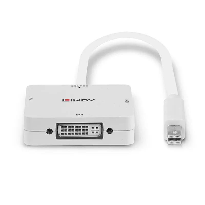 Lindy Mini DisplayPort 1.2 na HDMI 1.4, DVI a VGA konvertor