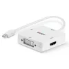 Lindy Mini DisplayPort 1.2 na HDMI 1.4, DVI a VGA konvertor