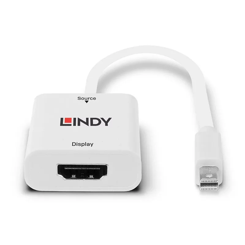 Lindy Mini DisplayPort 1.2 na HDMI 2.0 18G aktívny konvertor