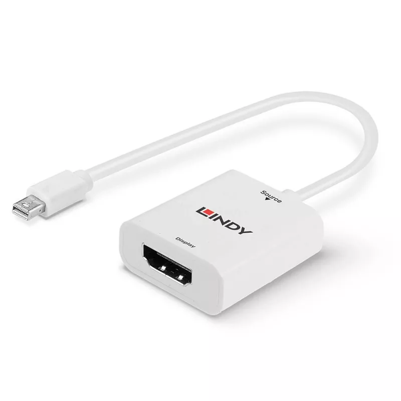 Lindy Mini DisplayPort 1.2 na HDMI 2.0 18G aktívny konvertor